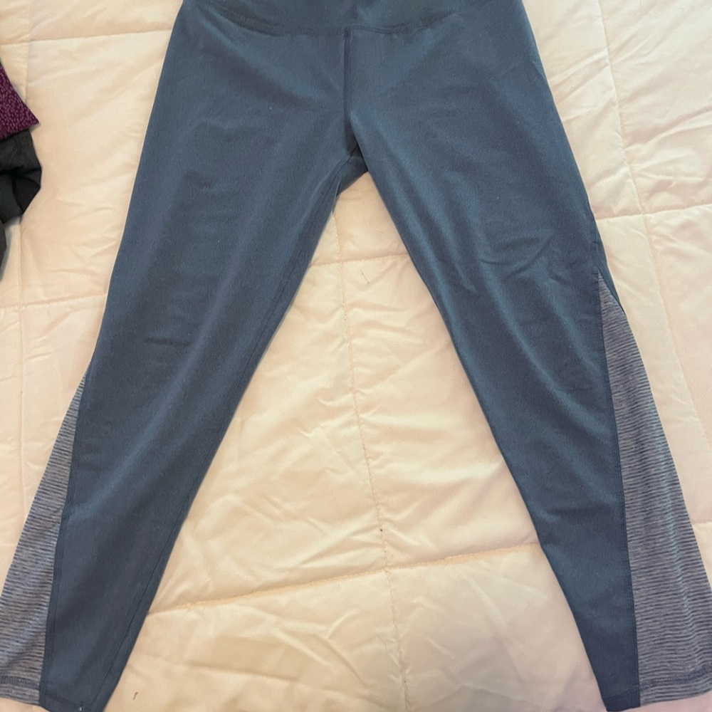 DSG Heathered Blue Leggings 7/8 length